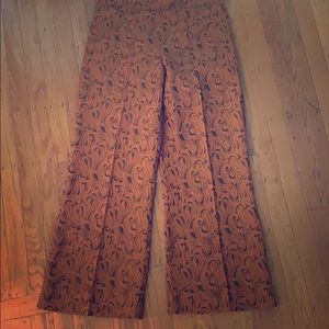 Vintage flare cropped pants